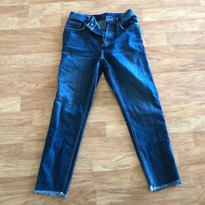 Super cute Current/Elliott jeans.  Frayed edge